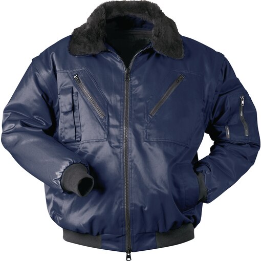 Pilotenjacke Tom, blau, 3D-Bild-24
